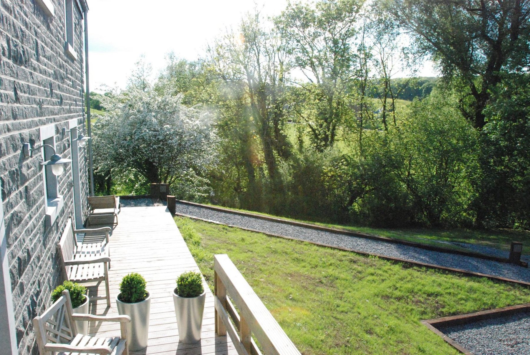 Terrasse avec vue